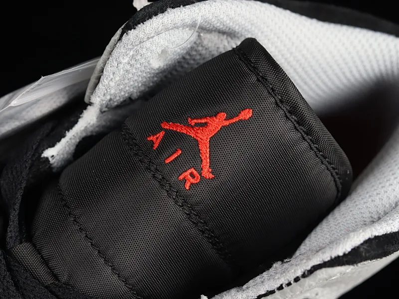 All categories Air Jordan Jordan series basketball shoes Air Jordan 1 Mid Air Jordan 1 Mid "Elephant Toe" AJ1 Joe 1 black and gray crackle pattern DM1200-016
